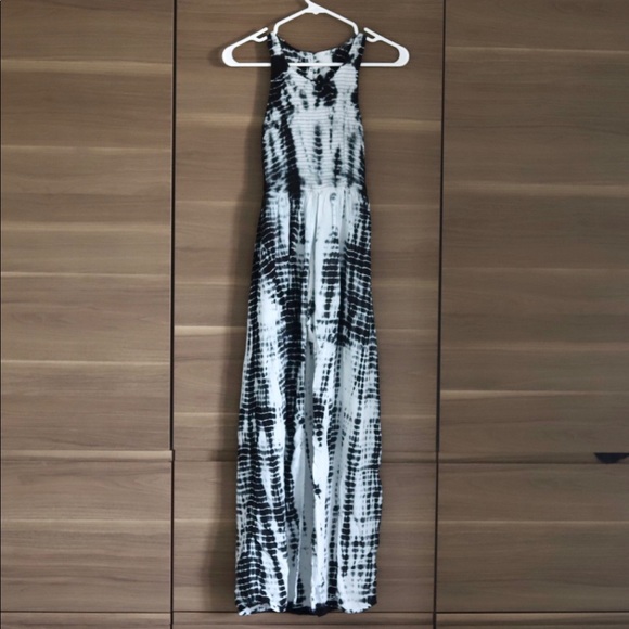 Tie Dye Romper with Maxi Skirt